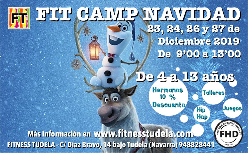 FIT CAMP NAVIDAD 2019 - Campus de Artes Escénicas en Fitness Tudela de Navarra