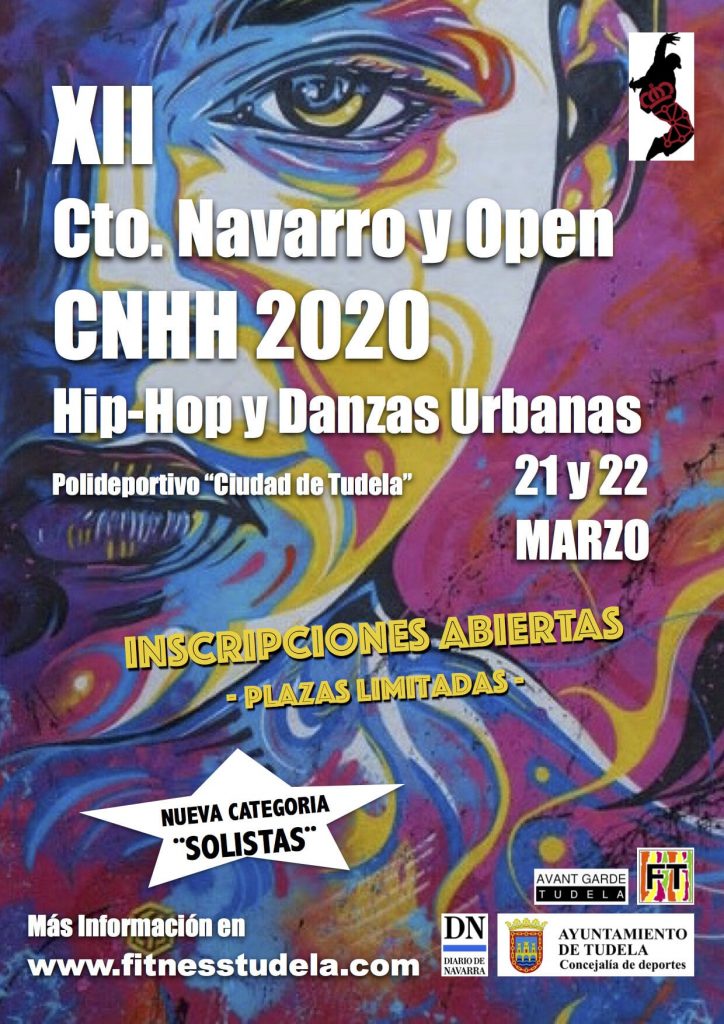 INSCRIPCIONES ABIERTAS XII CAMPEONATO NAVARRO DE HIP-HOP Y OPEN CNHH 2020