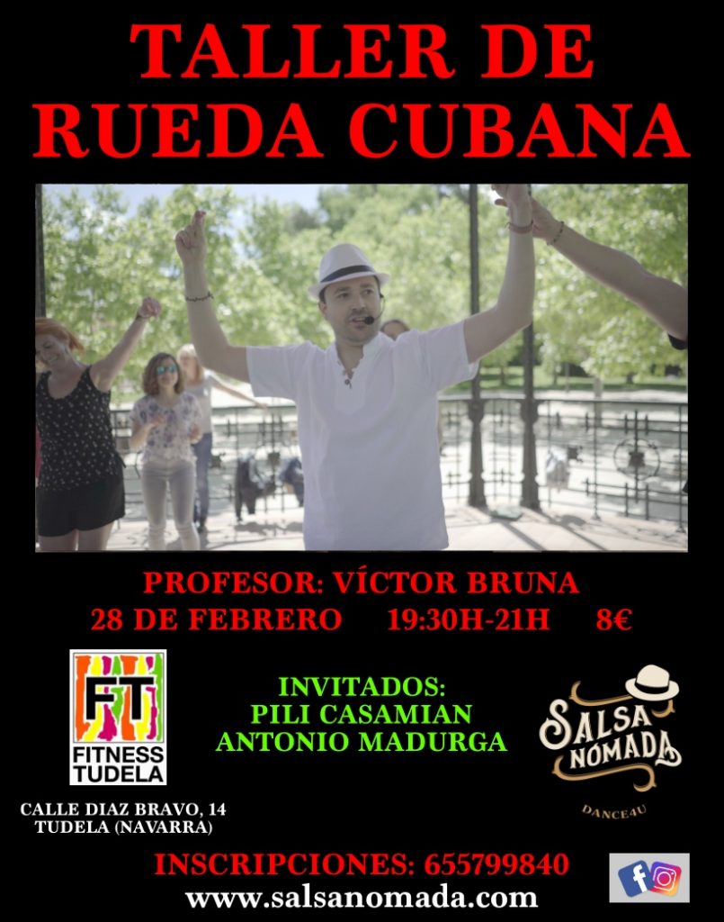 RUEDA CUBANA EN FITNESS TUDELA 28 FEBRERO 2020