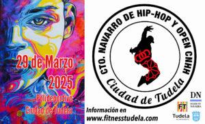 XVI CAMPEONATO NAVARRO Y OPEN CNHH 2024 POLIDEPORTIVO CIUDAD DE TUDELA NAVARRA HIP-HOP DANZAS URBANAS 29 DE MARZO NACIONAL E INTERNACIONAL