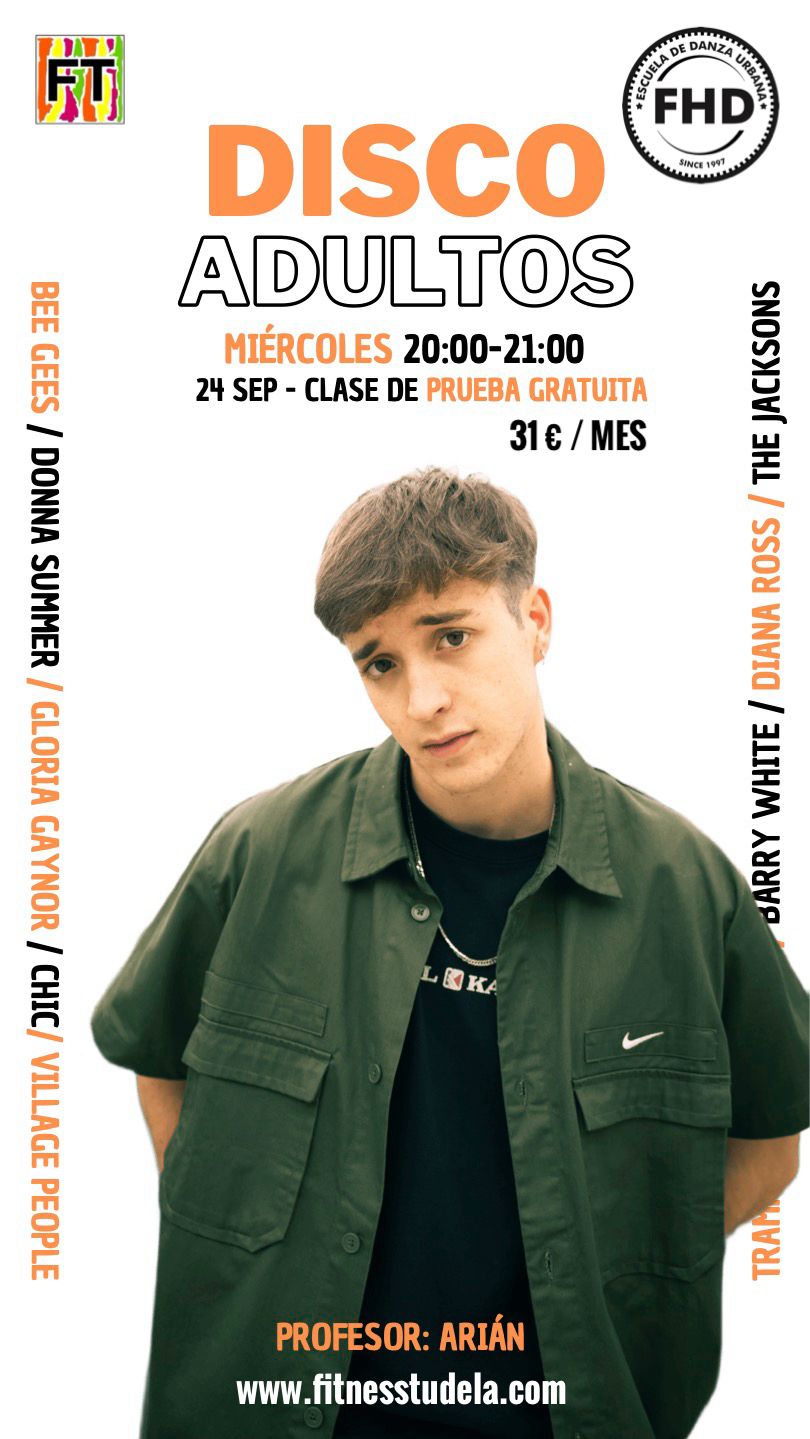 CLASES DISCO FUNK POR ARIAN EN FITNESS TUDELA